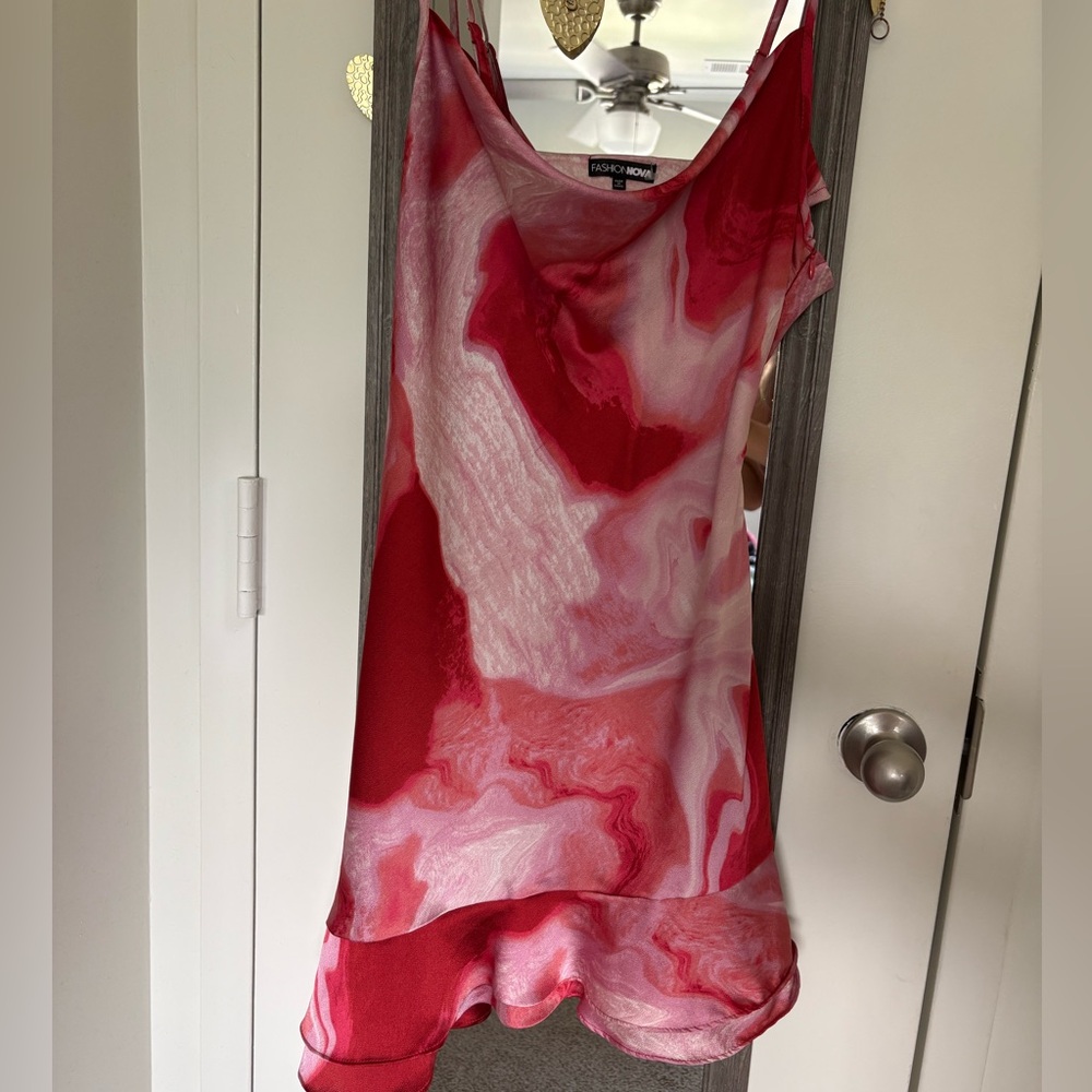 Analise Satin Mini Dress